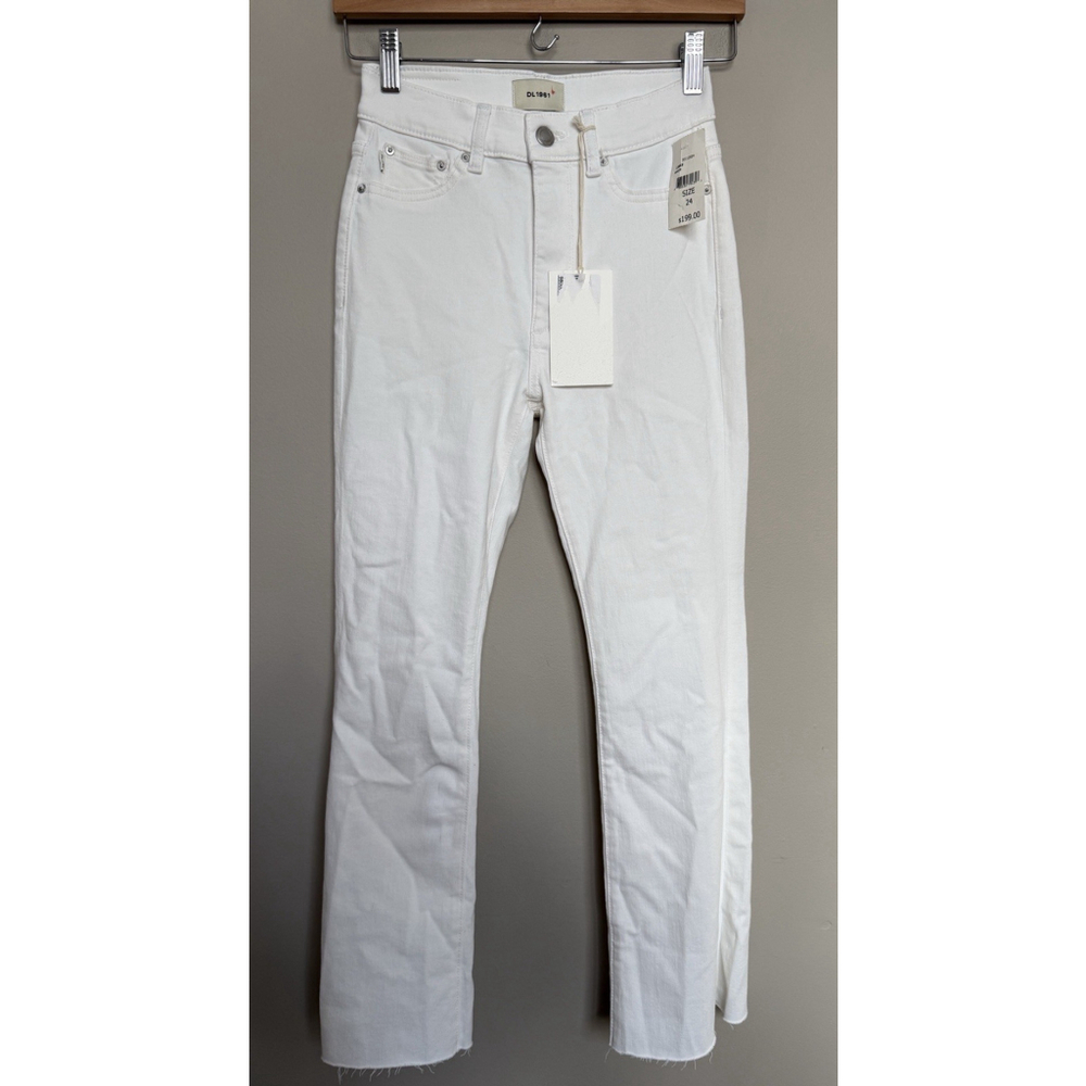 DL1961 Bridget Boot High Rise Raw Hem Instasculpt Size 24 With‎ 26” Inseam NWT